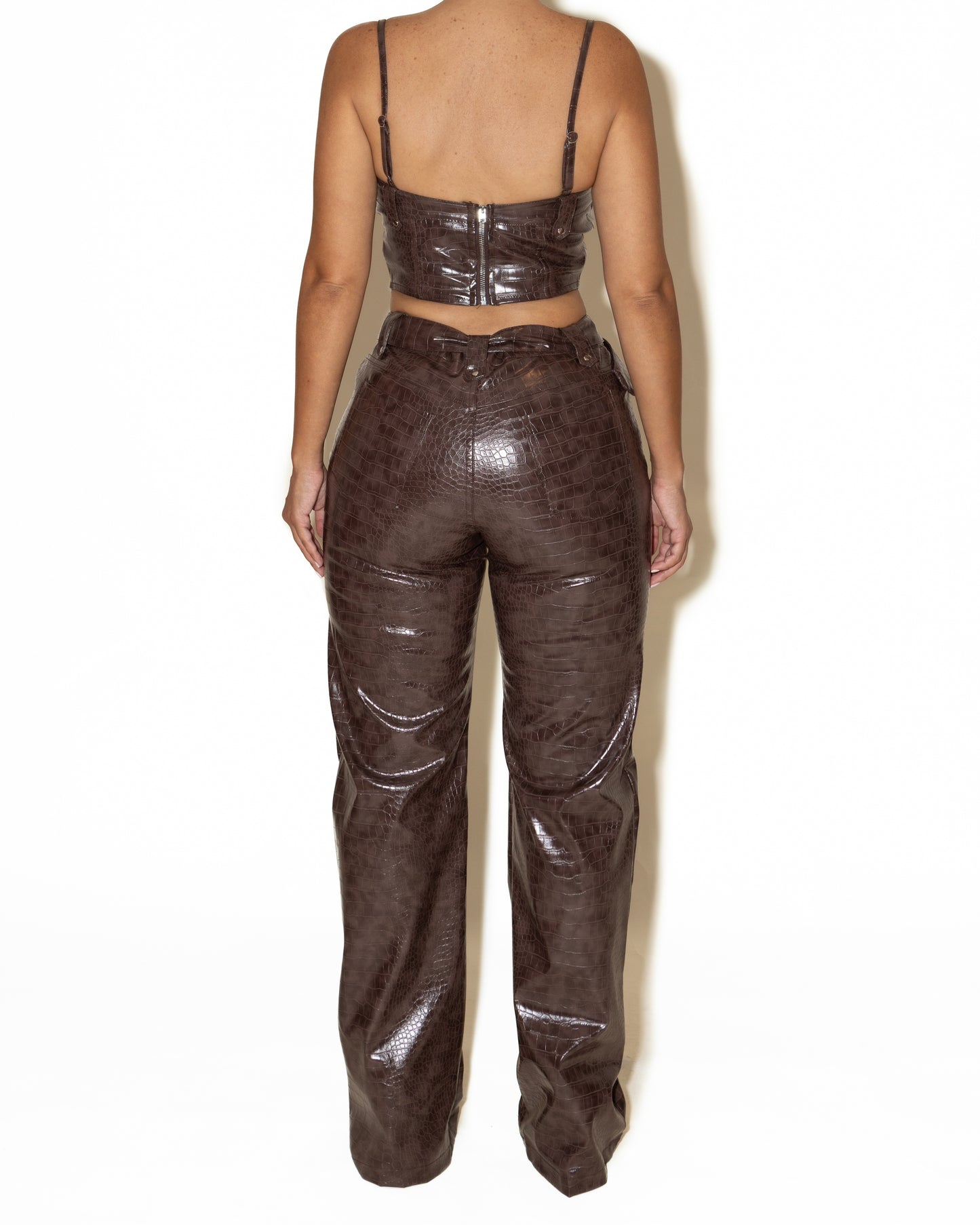 JEFFA PLEATHER SET