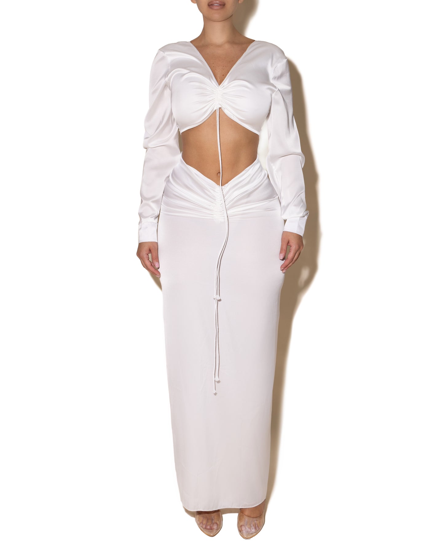 LARA SATIN DRESS