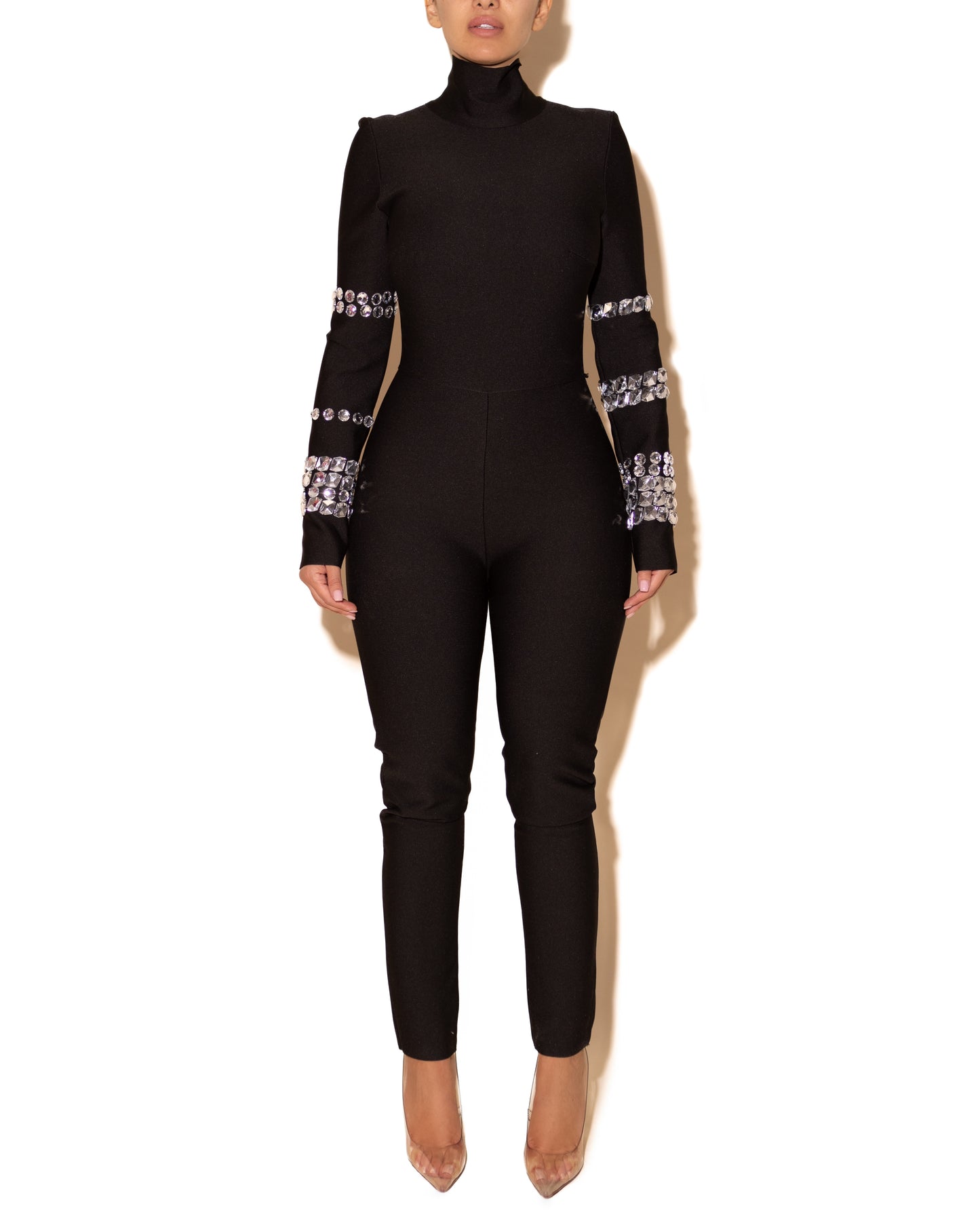 ASHLIE BANDAGE JUMPSUIT