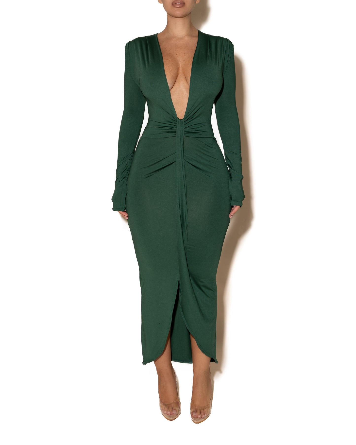 ANABELLA DRESS GREEN