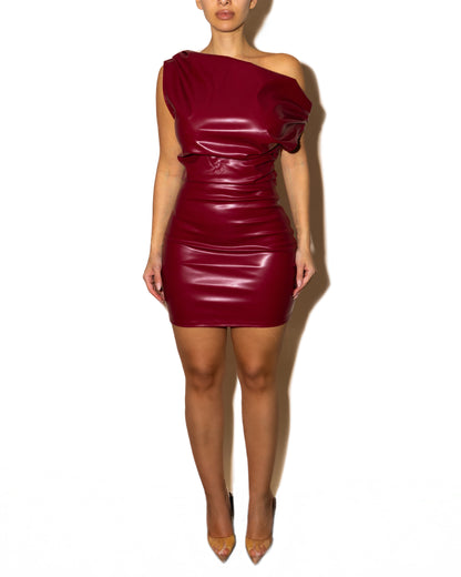 LARI PLEATHER DRESS