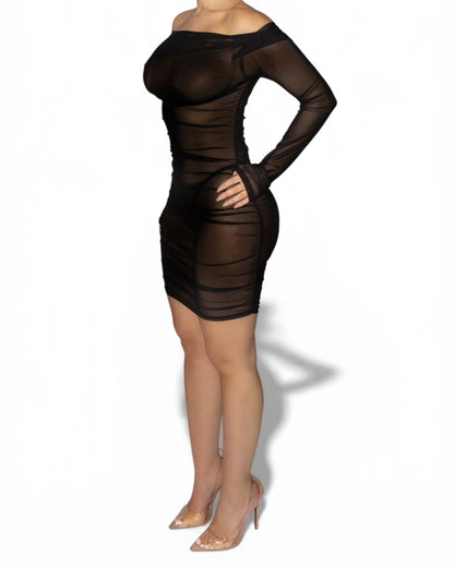 HANNA TRANSPARENT DRESS