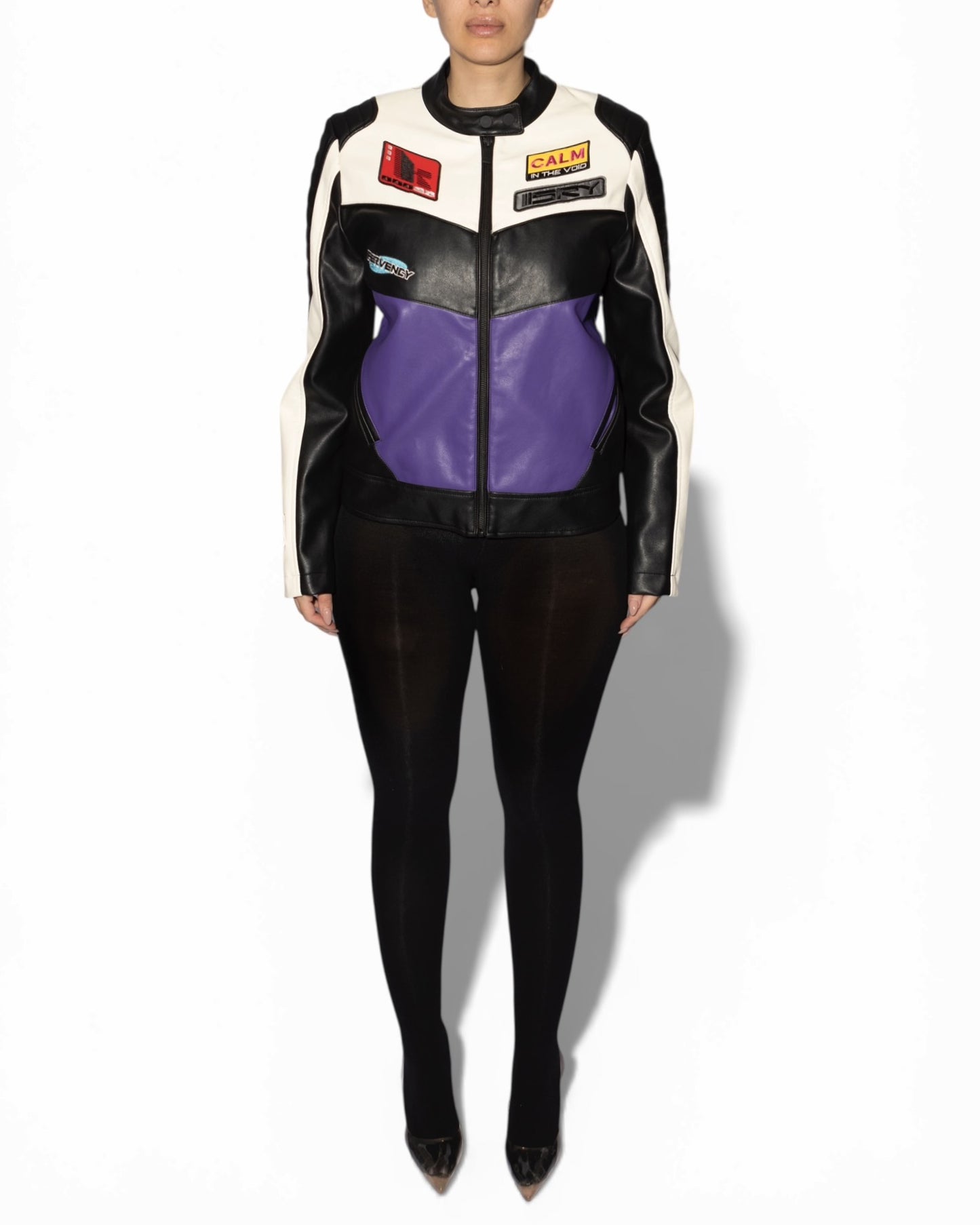 LANA PLEATHER JACKET