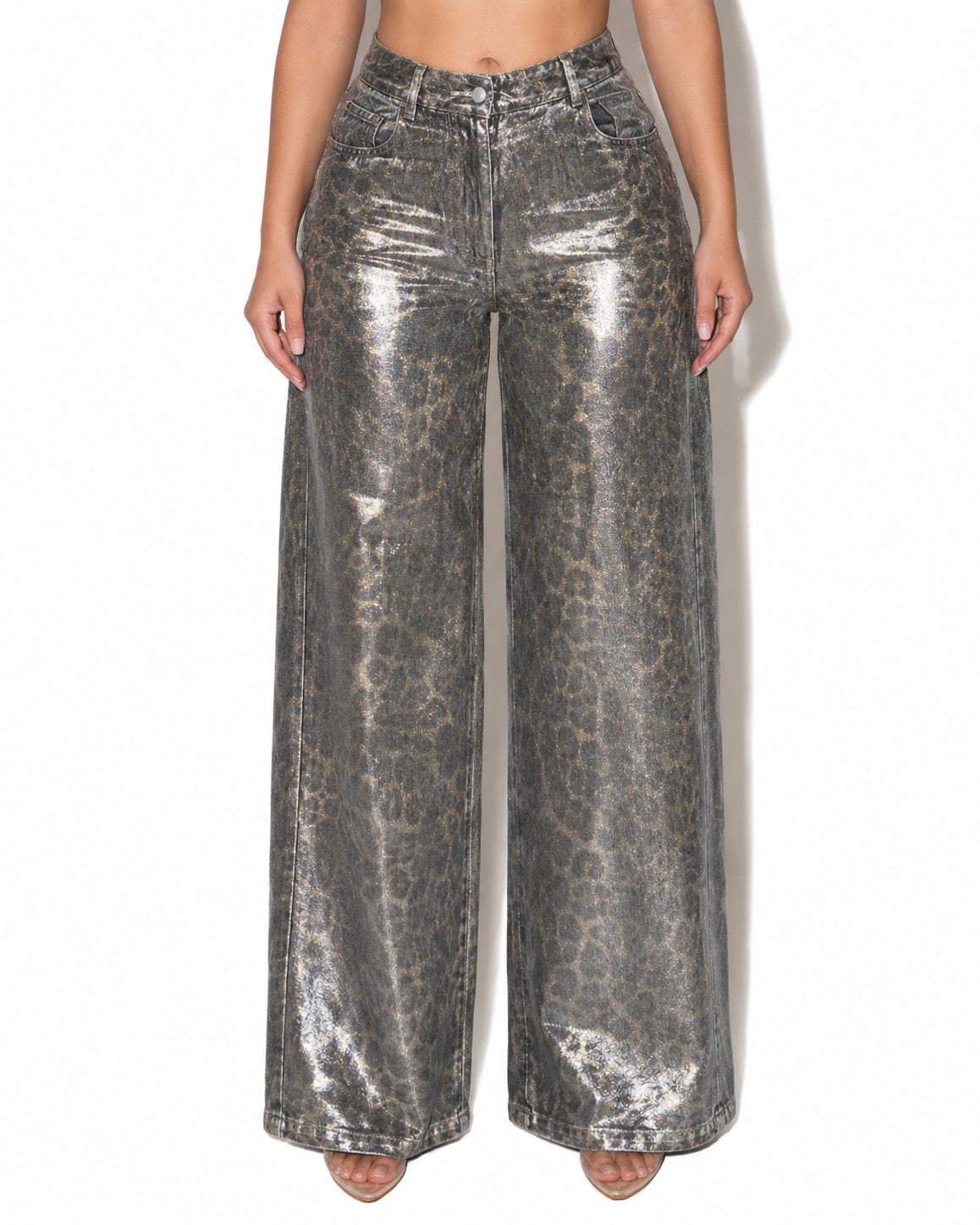 TASHA LEOPARD JEANS