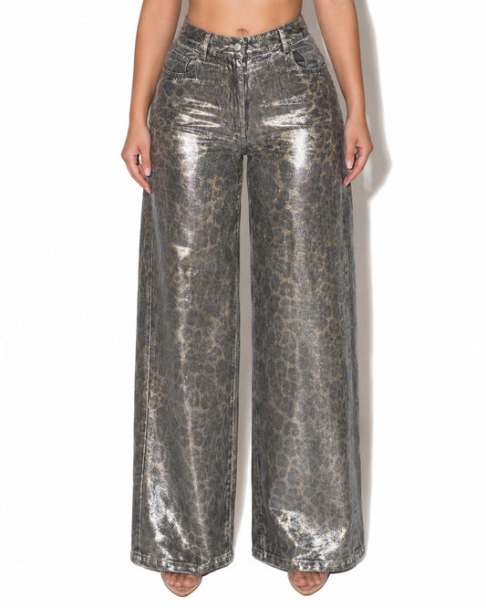 TASHA LEOPARD JEANS