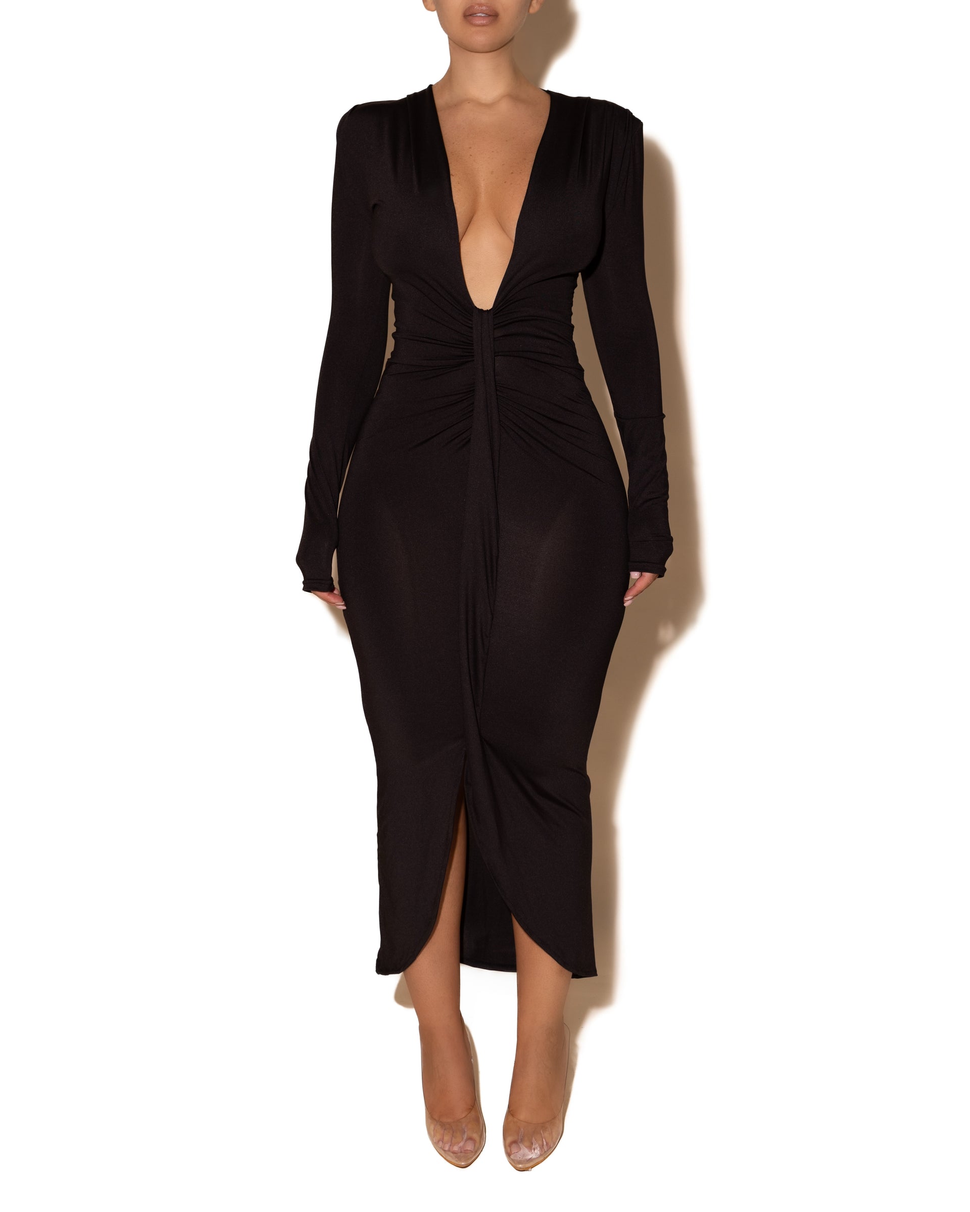 ANABELLA DRESS BLACK – Jocacy