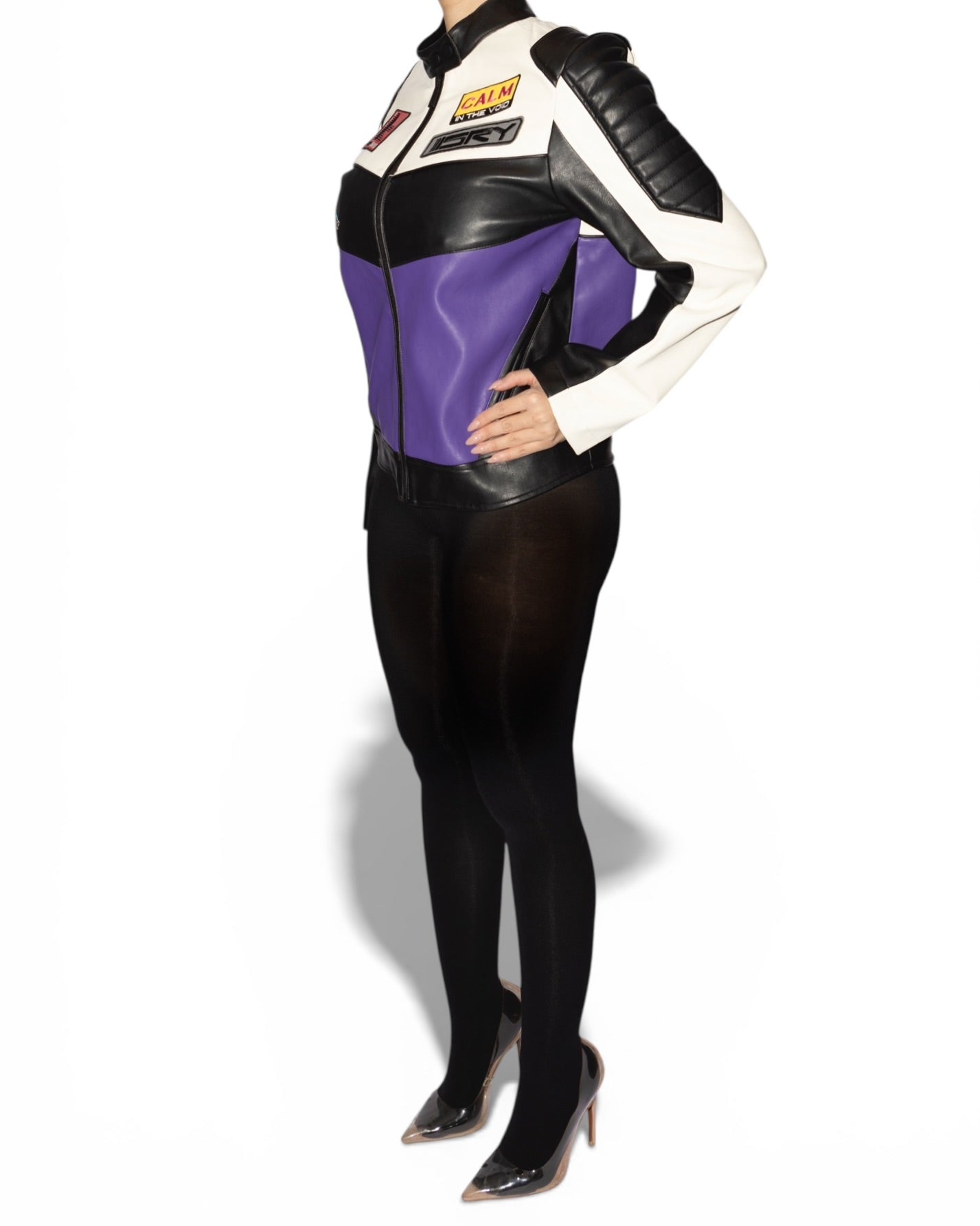 LANA PLEATHER JACKET