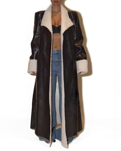 KATALINA PLEATHER JACKET