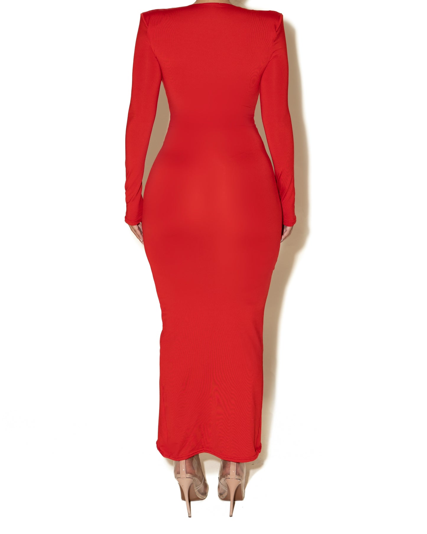 ANABELLA DRESS RED