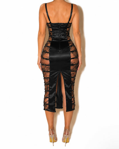 ELIRA SATIN DRESS