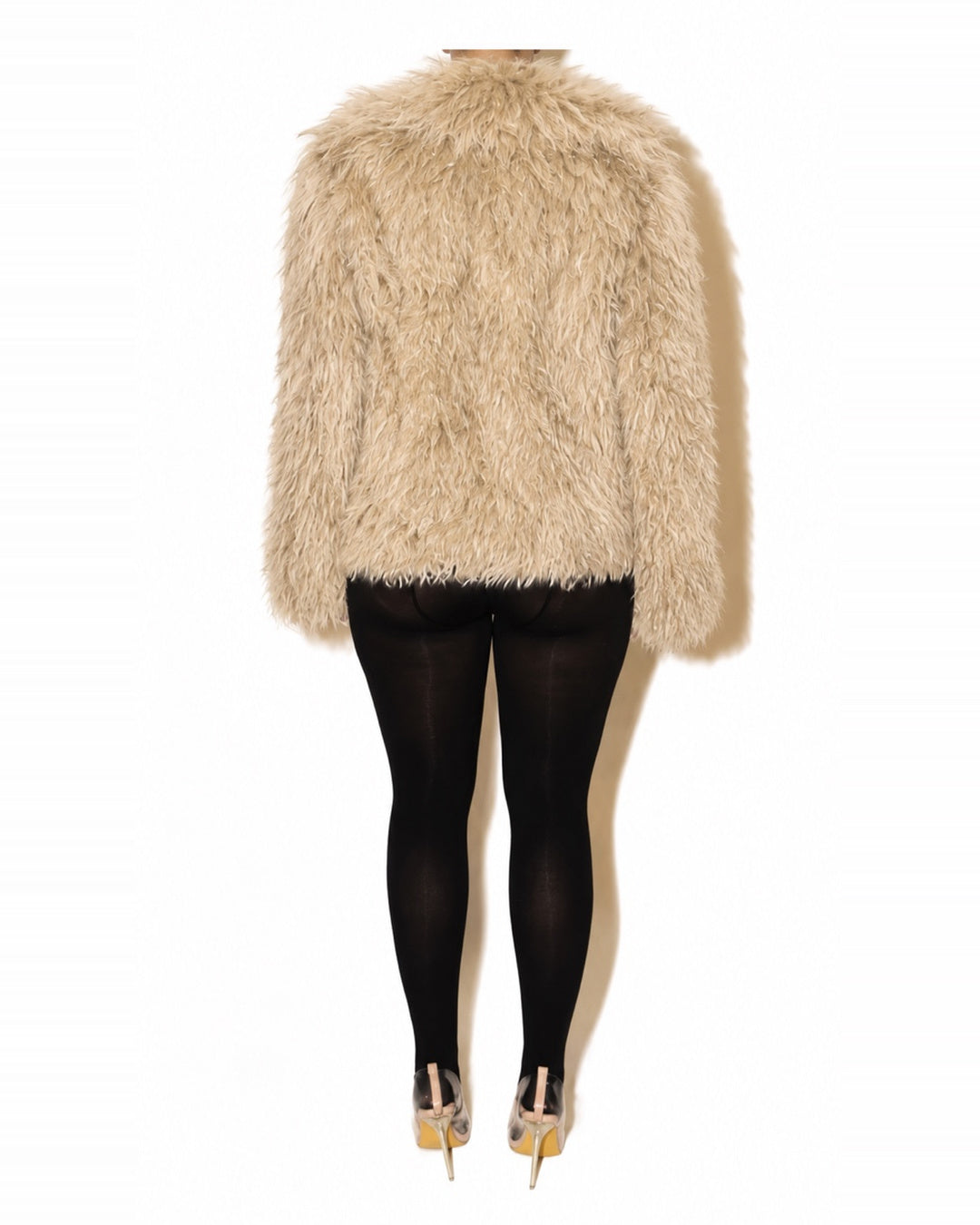 ILA FUR JACKET BEIGE
