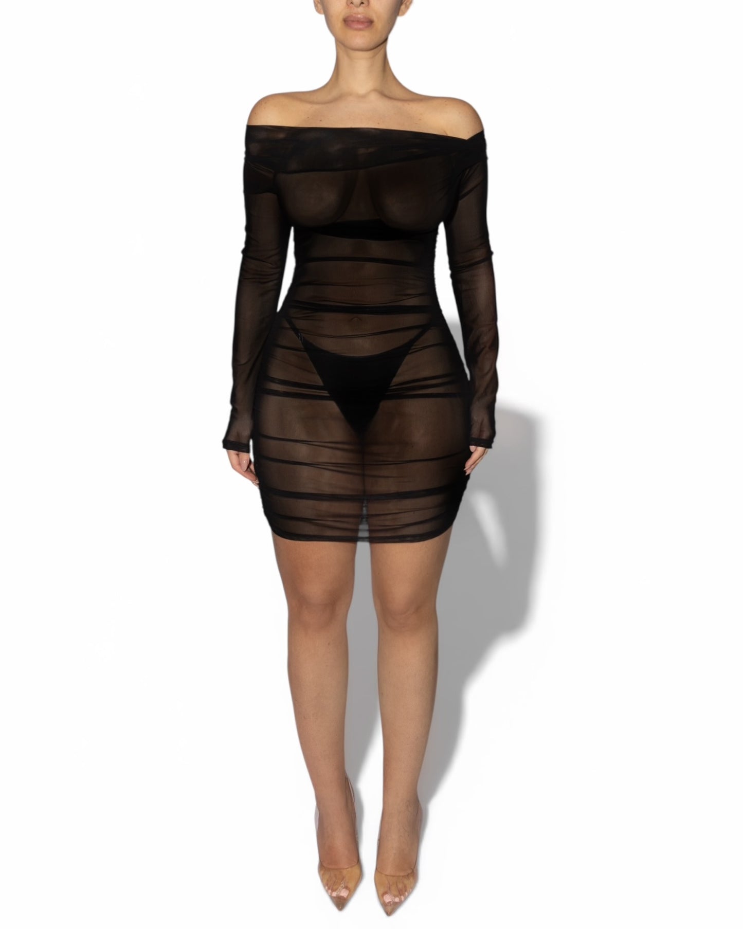 HANNA TRANSPARENT DRESS