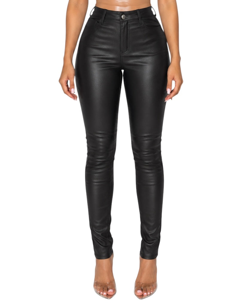 KARI PLEATHER PANTS