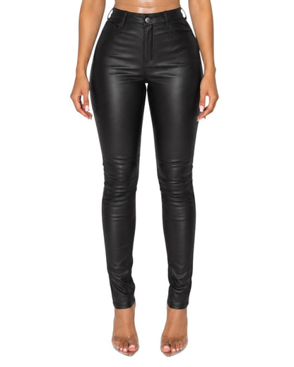 KARI PLEATHER PANTS