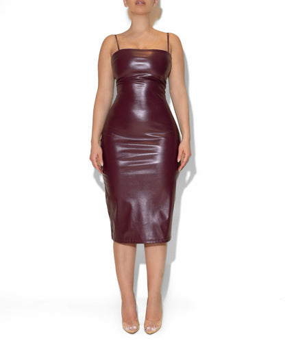 RAVEN LEATHER DRESS